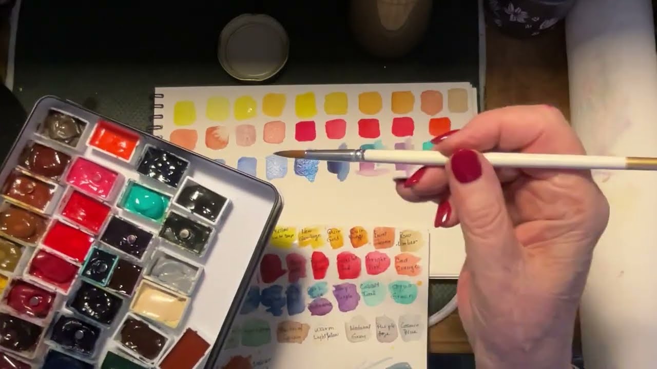  Michael Harding Watercolours - Weekend Swatching 