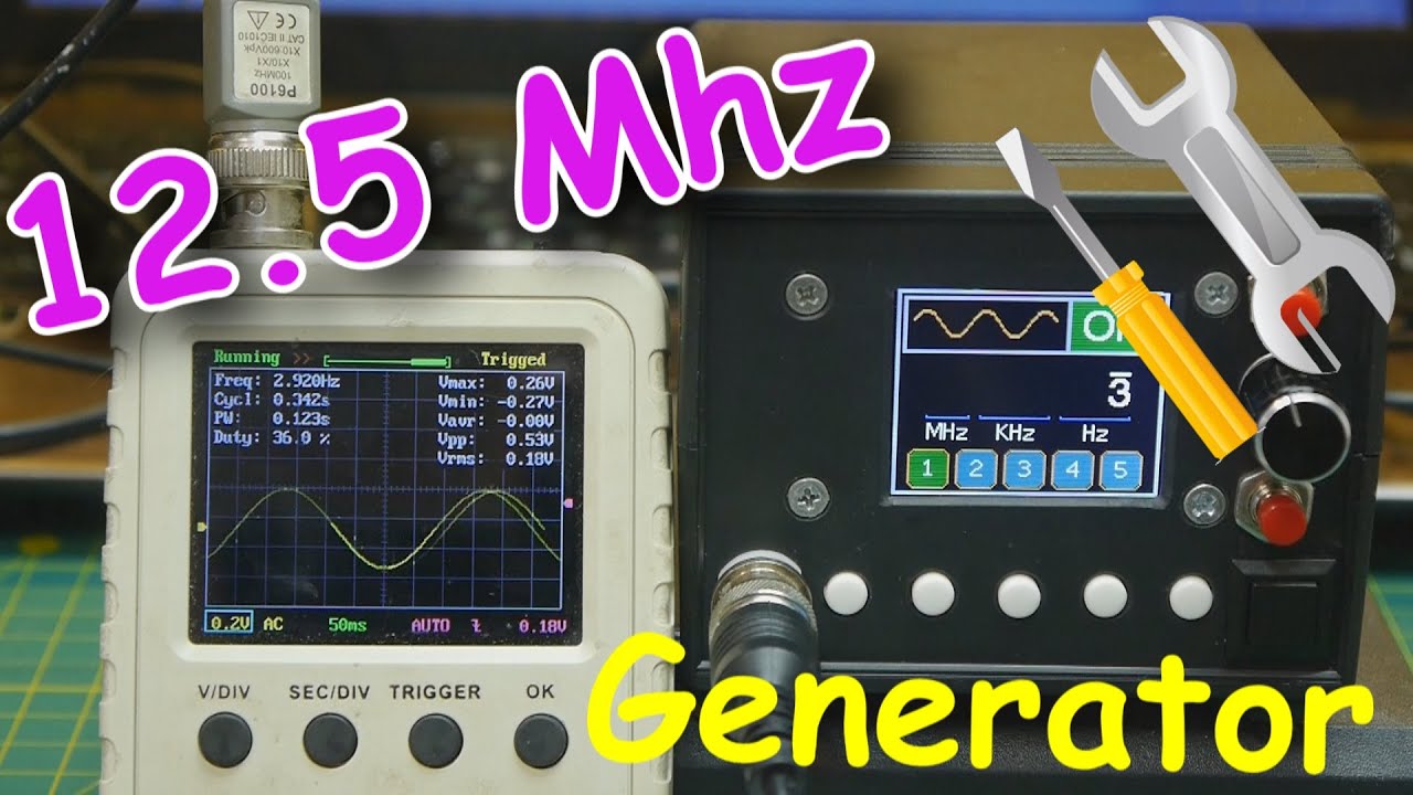 Сделай сам ГЕНЕРАТОР  12.5 MHz.