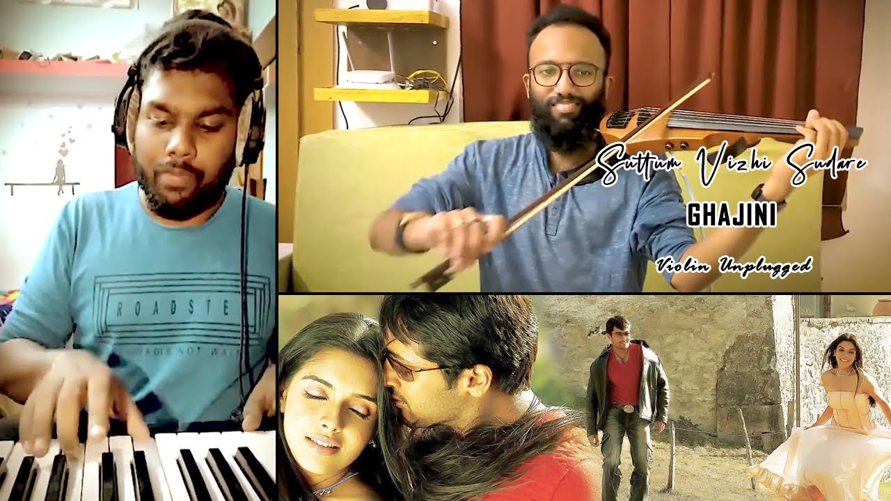 Suttum Vizhi Instrumental | Ghajini Violin Unplugged | Krishna Raj Feat. Sanjith | Kreative KKonnect
