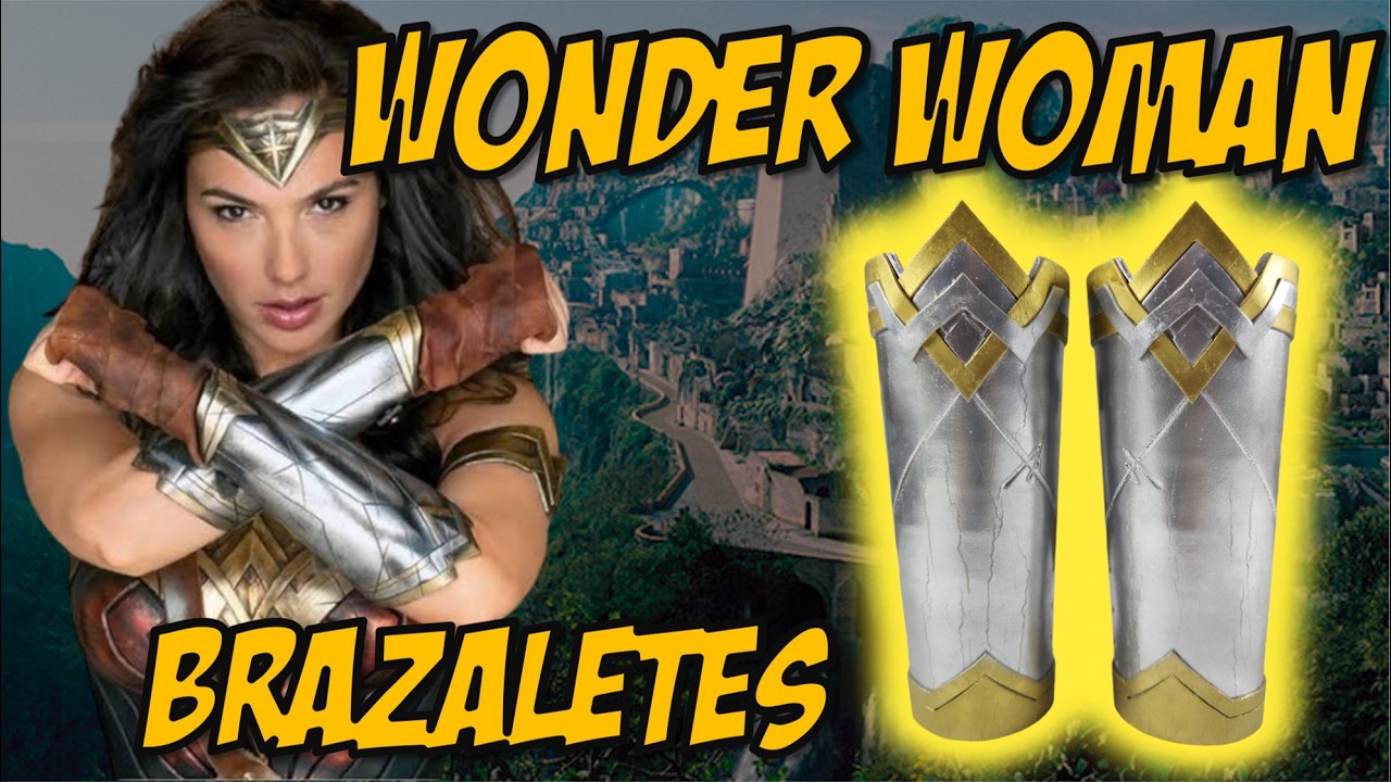 COMO HACER LOS BRAZALETES DE WONDER WOMAN (PLANTILLA INCLUIDA) #dc #wonderwoman #hbo #galgadot #max