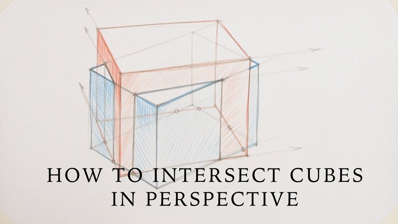 How to intersect cubes in perspective