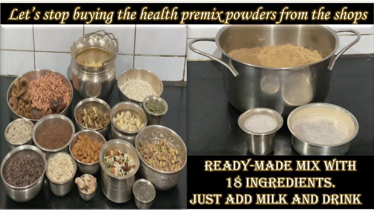 The secret of our energy - Health Premix Recipe with 18 ingredients