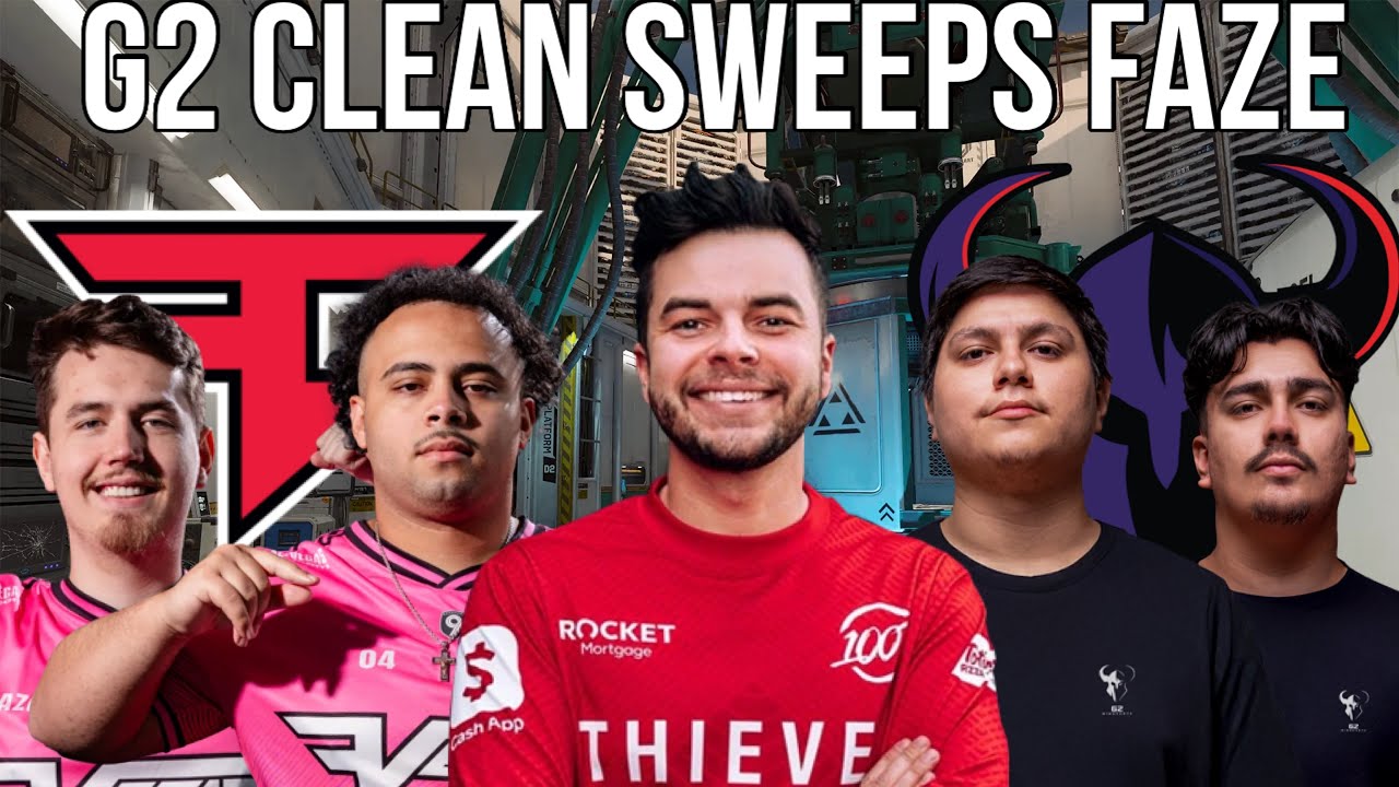 Nadeshot и Formal наблюдают, как FaZe опозорились в матче против G2 &mdash; FaZe потерпели сокрушительн...