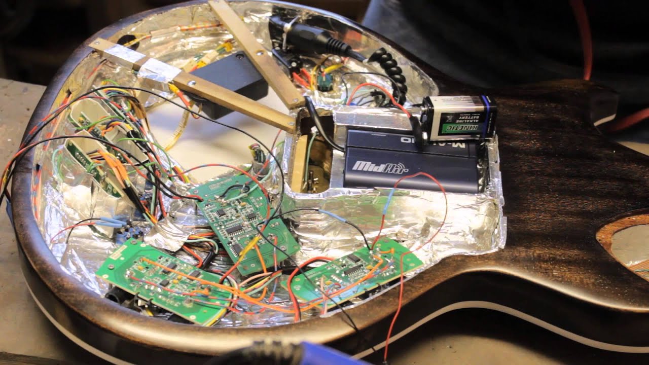 guitar builders basics 1 - how to check battery drain in an active guitar system