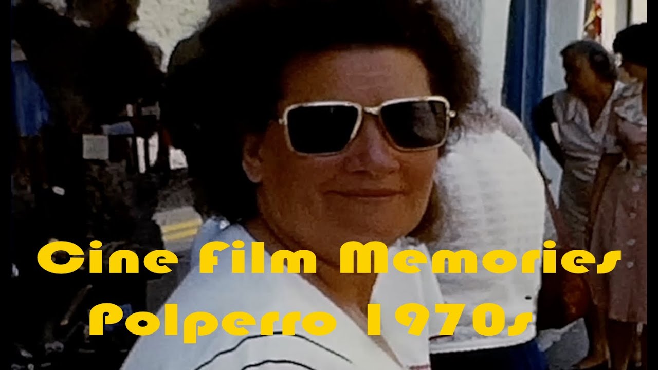Polperro, Cornwall 1970s Vintage Home Movie super 8mm Cine Film