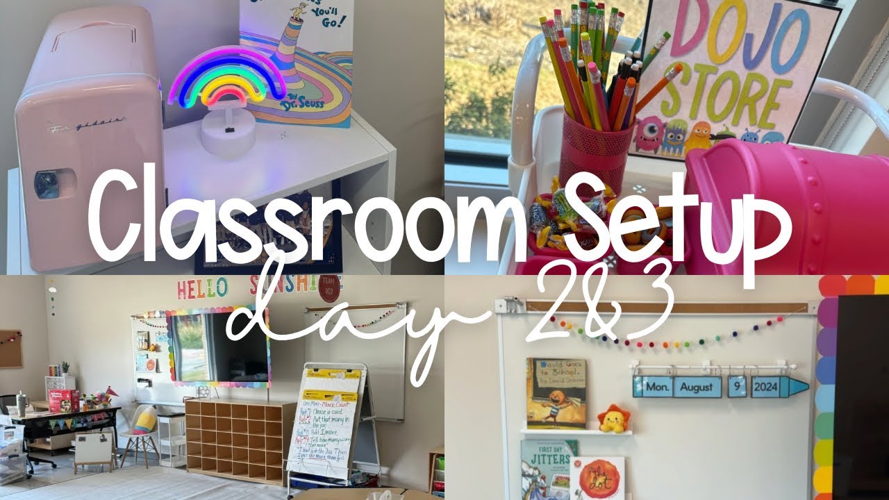 Kindergarten Classroom Setup Day 2 &3 | BACK TO SCHOOL SERIES 2024