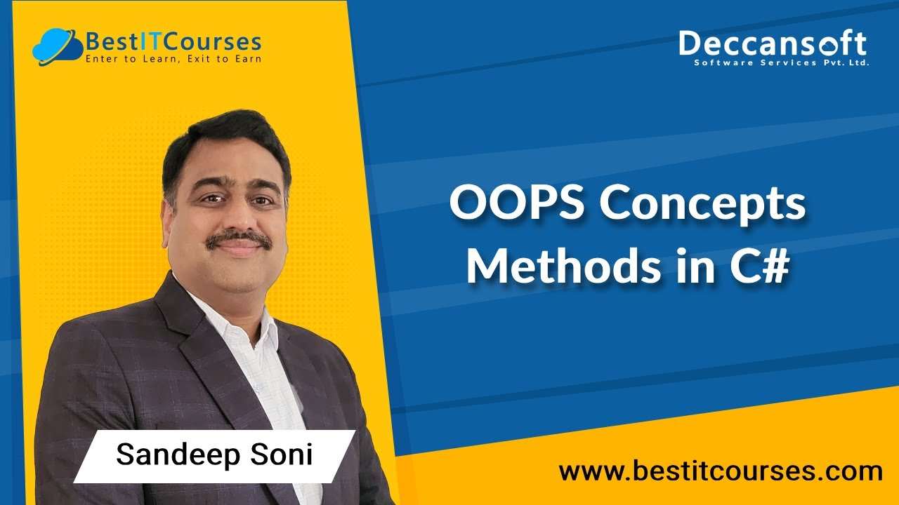 C# Language Tutorial | Methods in C# - OOPS Concepts | C# Full Course by Sandeep Soni