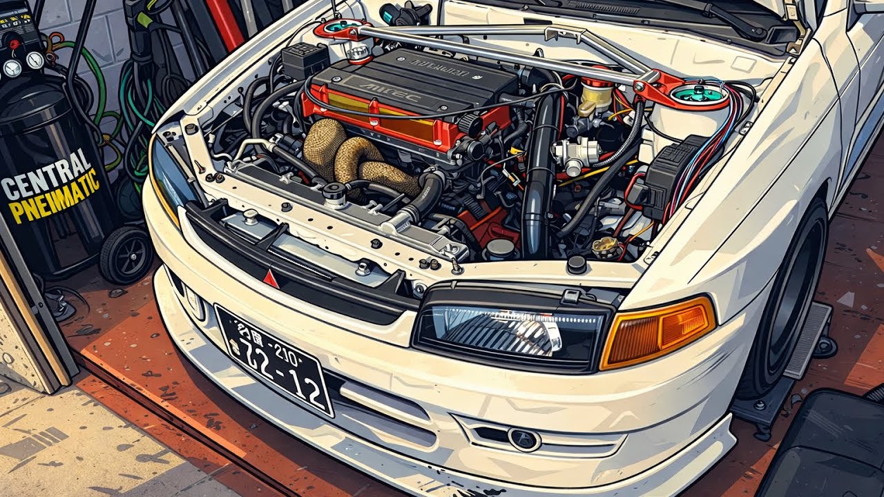 Nissan Mirage 2001 года выпуска, 1.8L DOHC MIVEC RS Turbo — он жив!