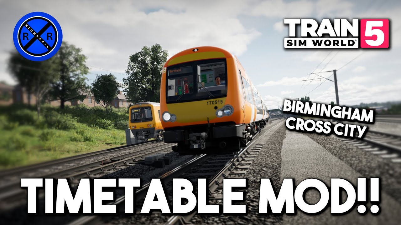 FIRST LOOK | Birmingham Cross City TIMETABLE MOD! | Train Sim World 5