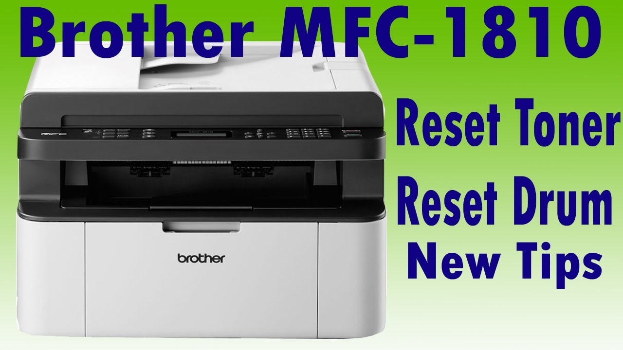 reset toner brother MFC-1810 || reset drum MFC-1810 Printer || How to reset toner and reset drum ||