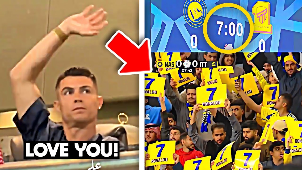 MASSIVE 🚨 Al-Nassr Fans Support for Cristiano Ronaldo's Boycott vs PIF & CR7's Reaction on It 🥺💔