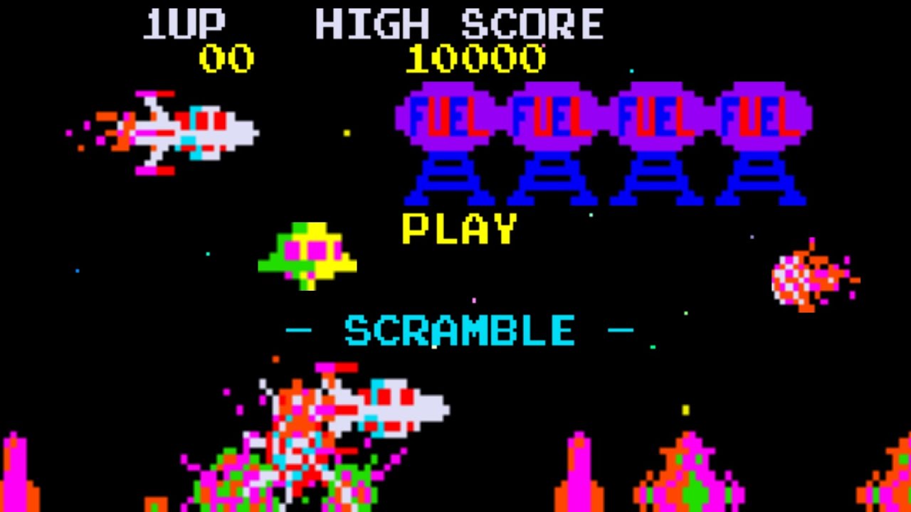 コナミ　スクランブル(海外版)(1981年)発売