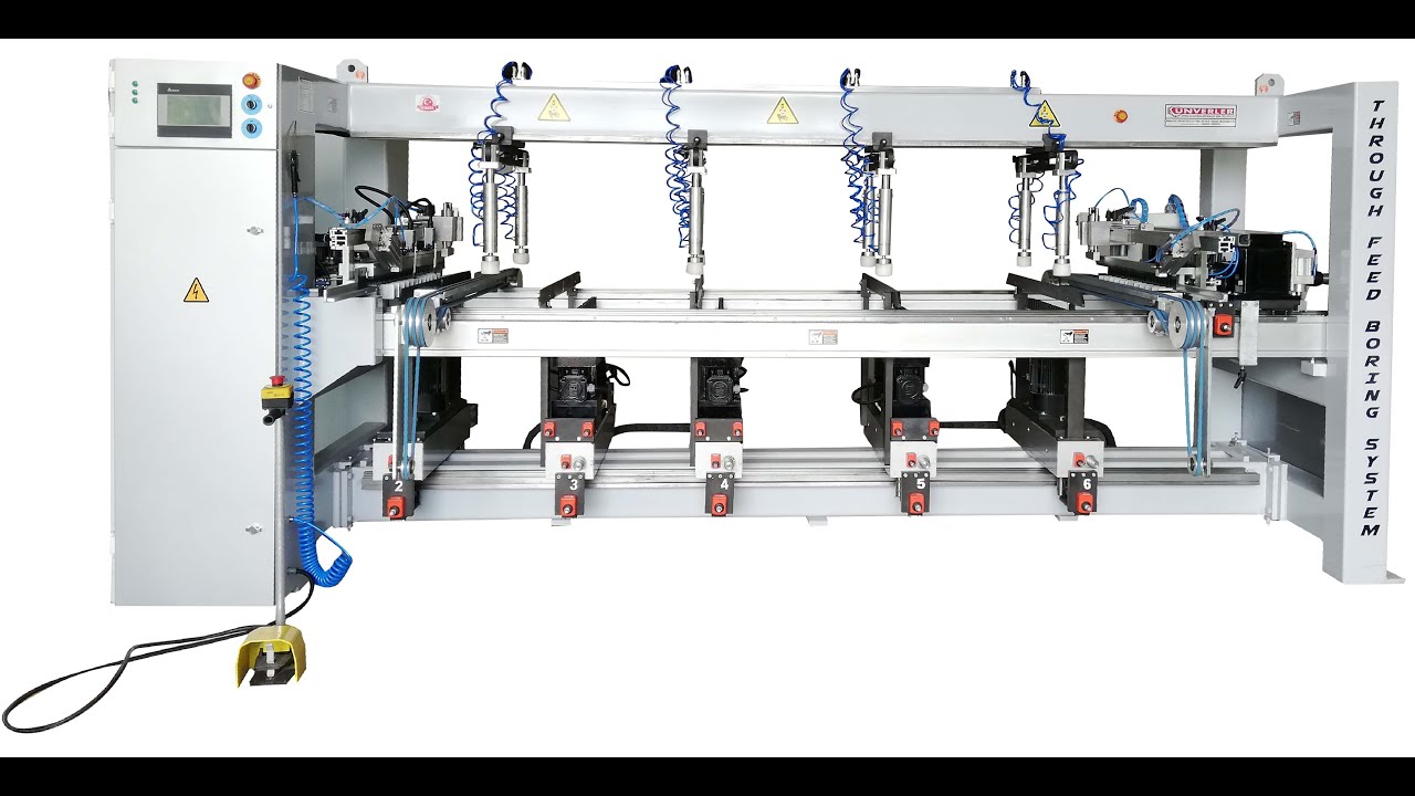 KLASS 7X21 OTOMATİK KAYIŞ SİSTEMLİ ÇOKLU DELİK MAKİNASI