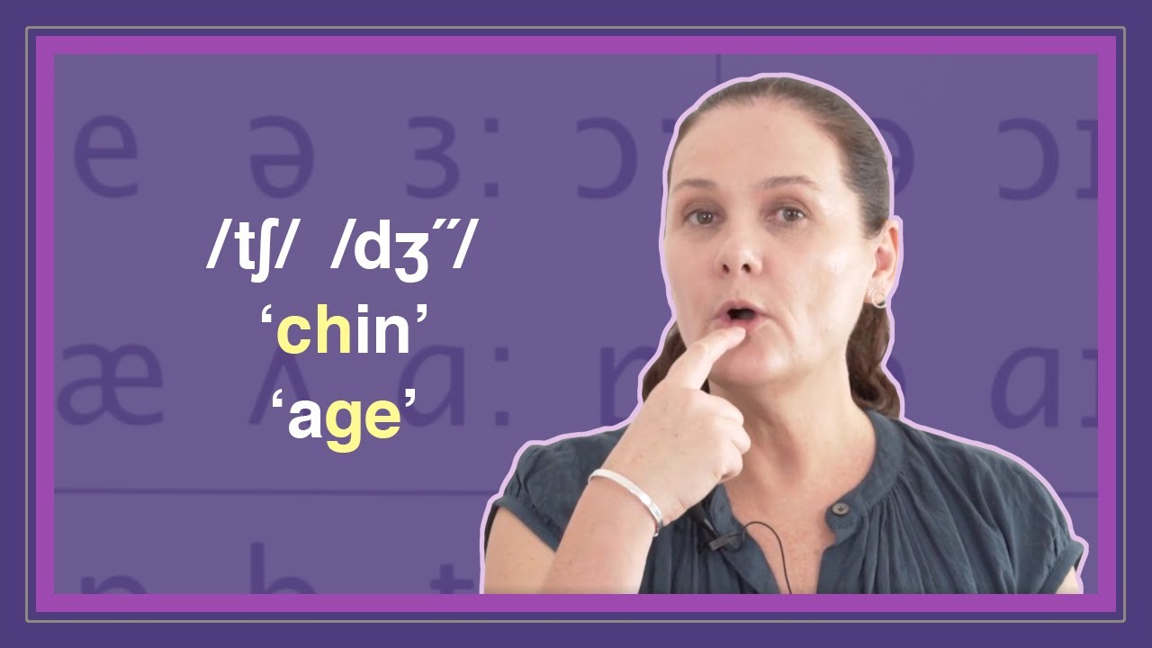 English Pronunciation 30: The /t∫/ and /dʒ/ sounds
