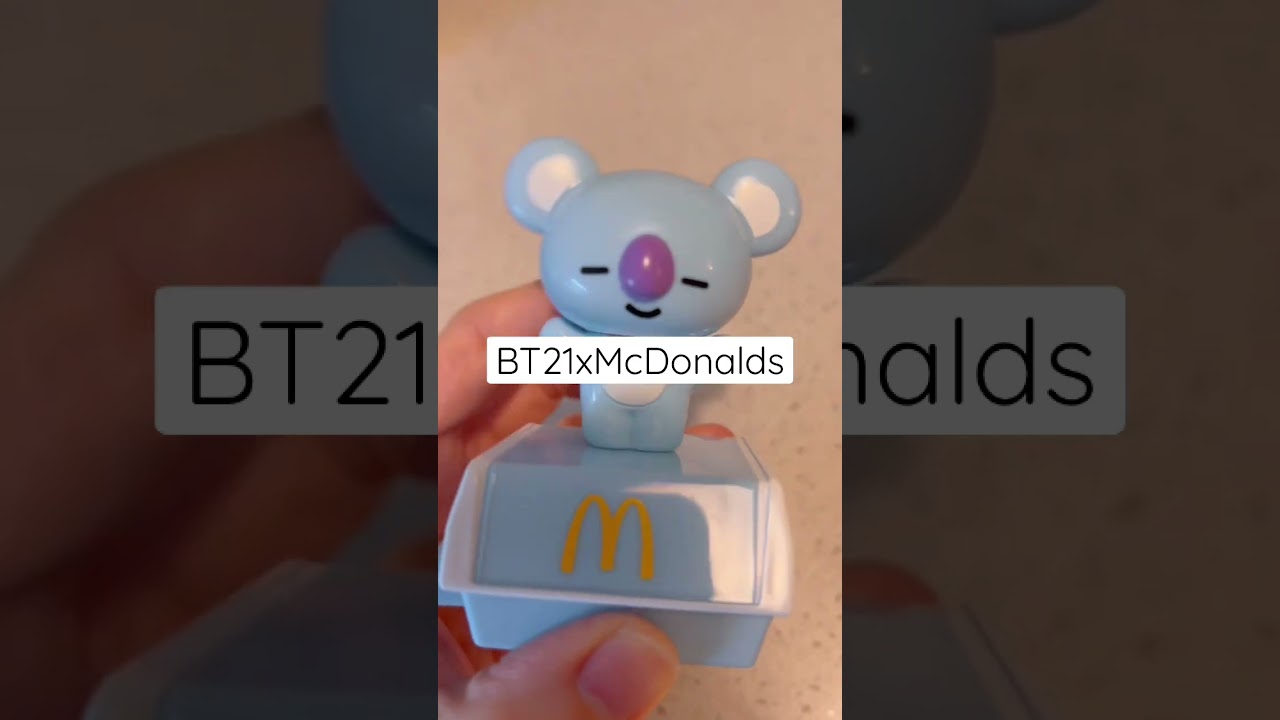Bt21 McDonalds menu #vivirencorea #viajaracorea #bts
