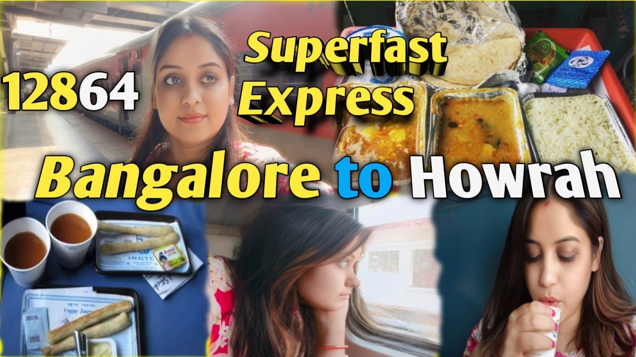 12864 Bangalore to Howrah Superfast Express।।SMVT Bengaluru Howrah SF Express।। Full train journey