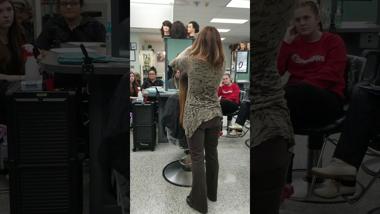 180degree non-parallel haircut part 1