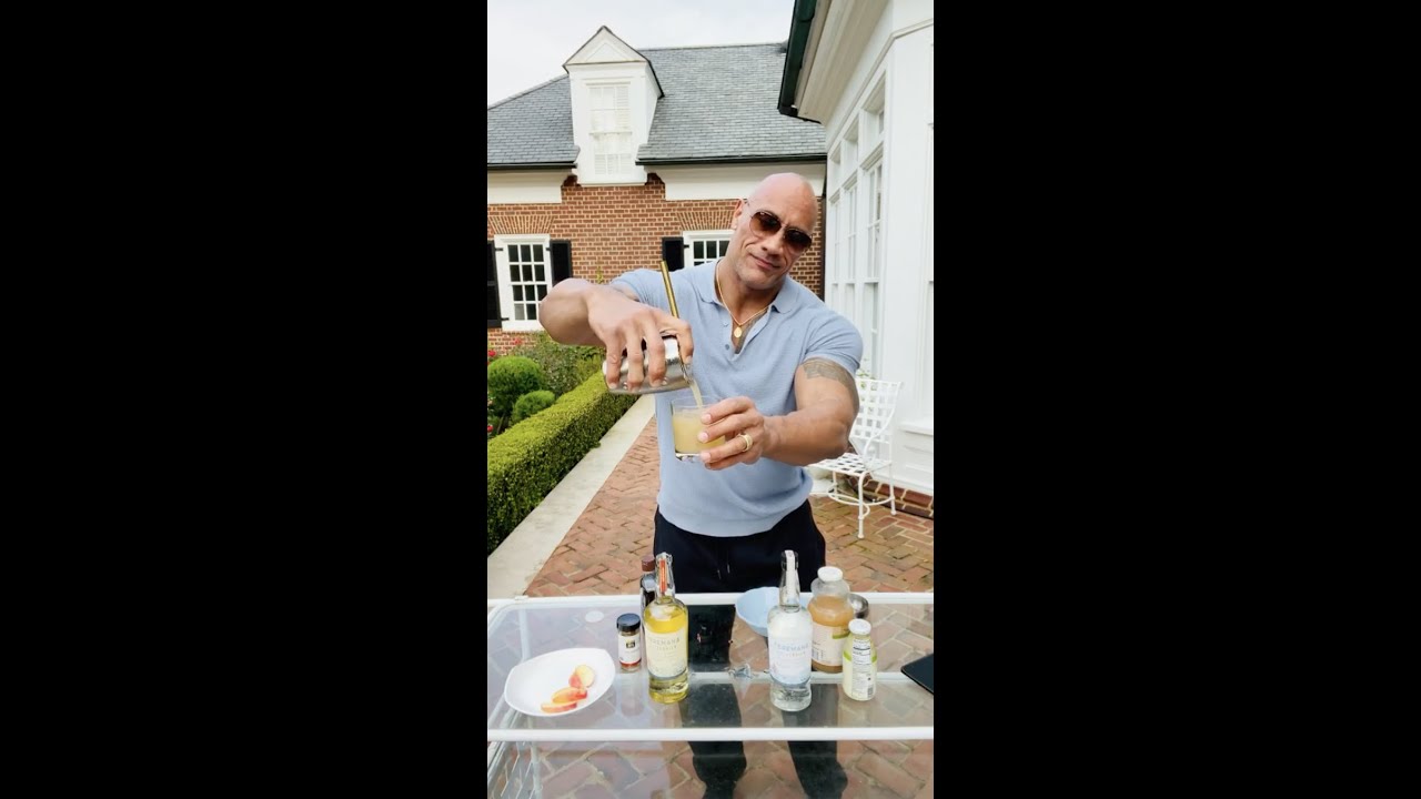 Dwayne Johnson Makes The Teremana ‘Orchard Apple Manarita’ Cocktail