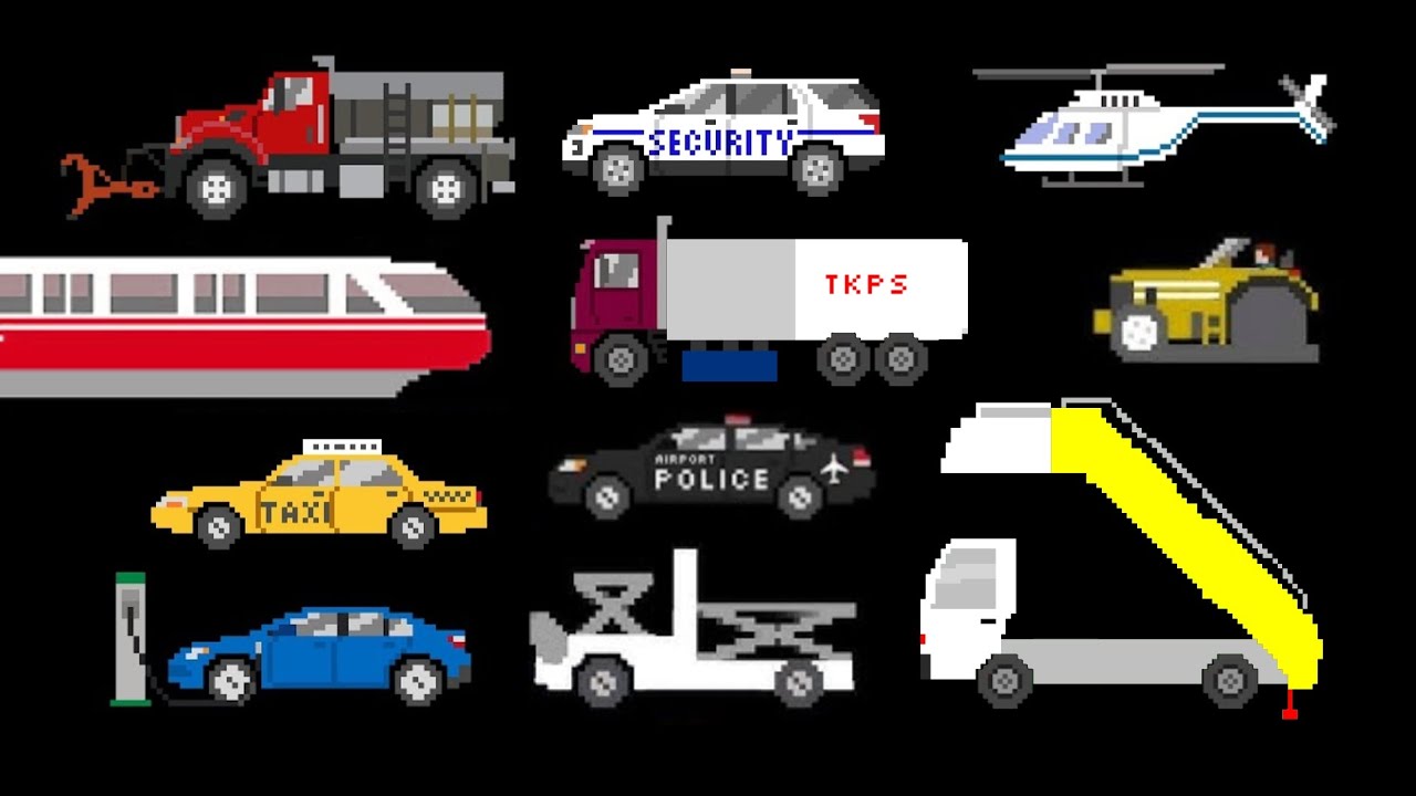 Airport Vehicles 2 - @TheKidsPictureShow