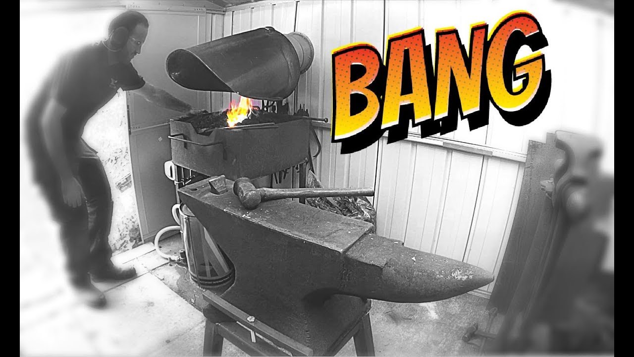 Anvil, Leg vice and forge set up - Blacksmithing and welding Project