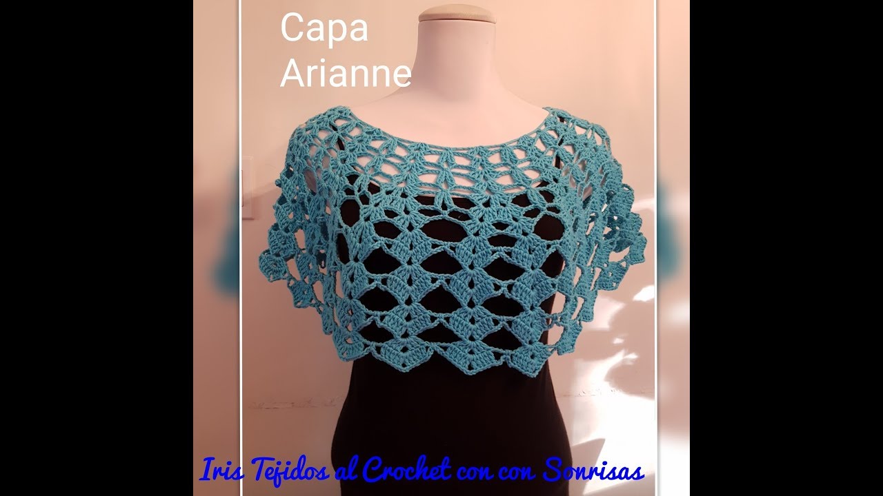 CAPA ARIANNE A CROCHET DE MI CREATIVIDAD