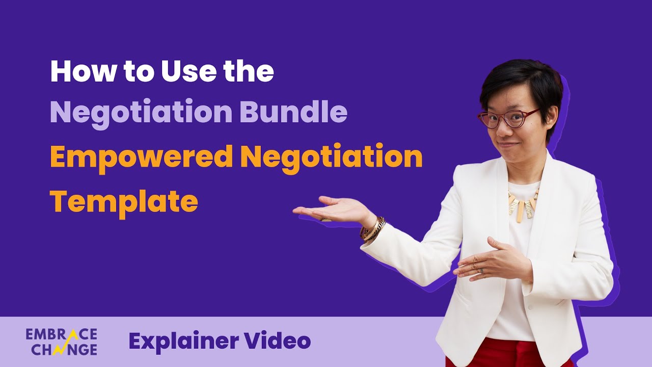 Negotiation Bundle Explainer Video Part 2: Negotiation Template