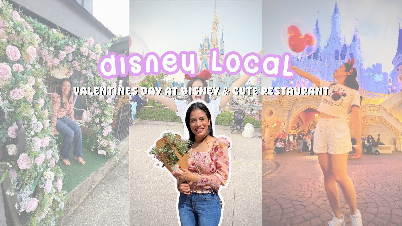 Disney Local | Valentine’s Day at Magic Kingdom 💕 Disney Date + Fireworks at the Polynesian