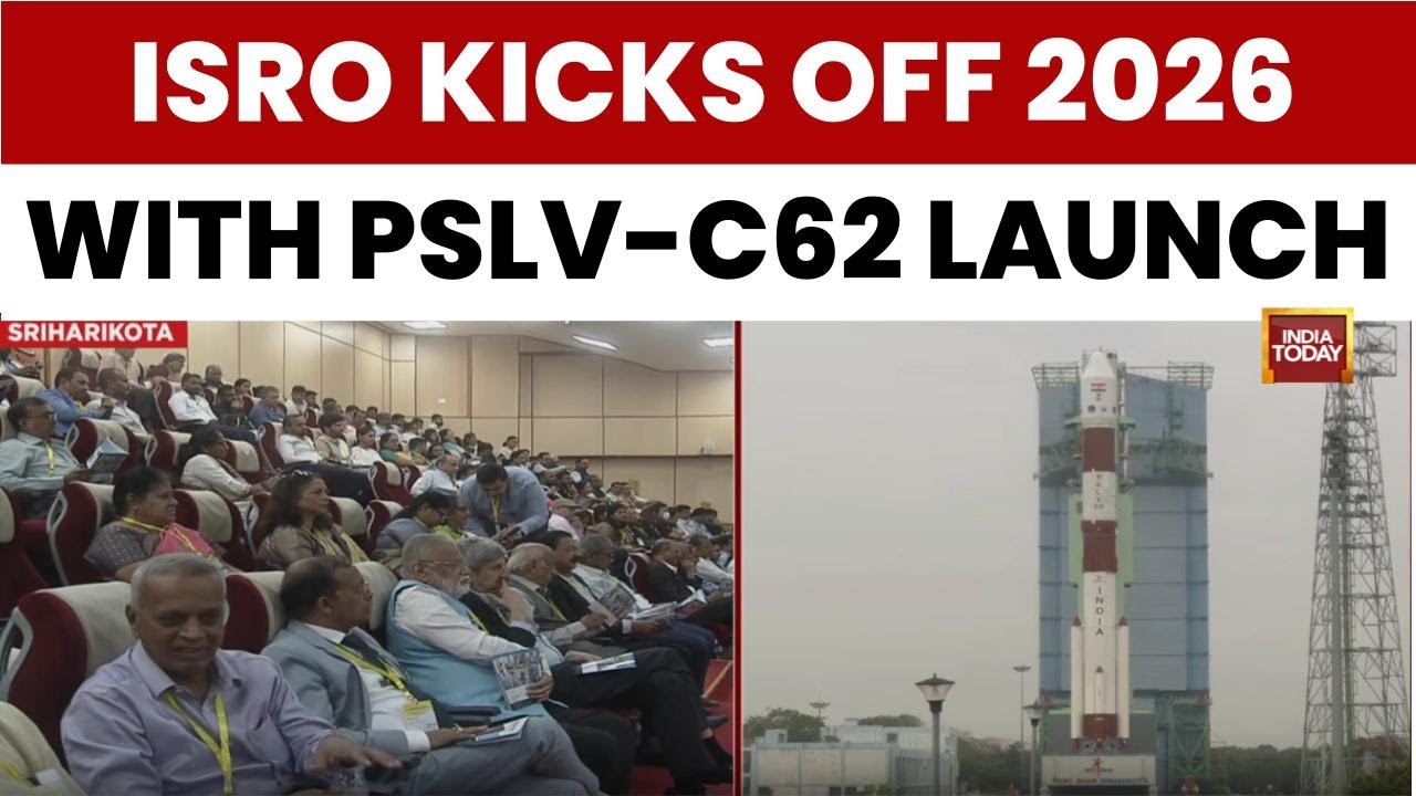 ISRO Kicks Off 2026 With PSLV-C62 Launch, Puts Anvesha Surveillance Satellite Into Orbit