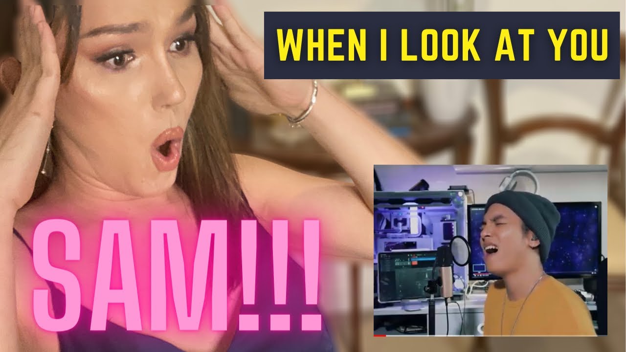 EX VOCAL COACH REACT | INSIGHT | WHEN I LOOK AT YOU | SAM MANGUBAT