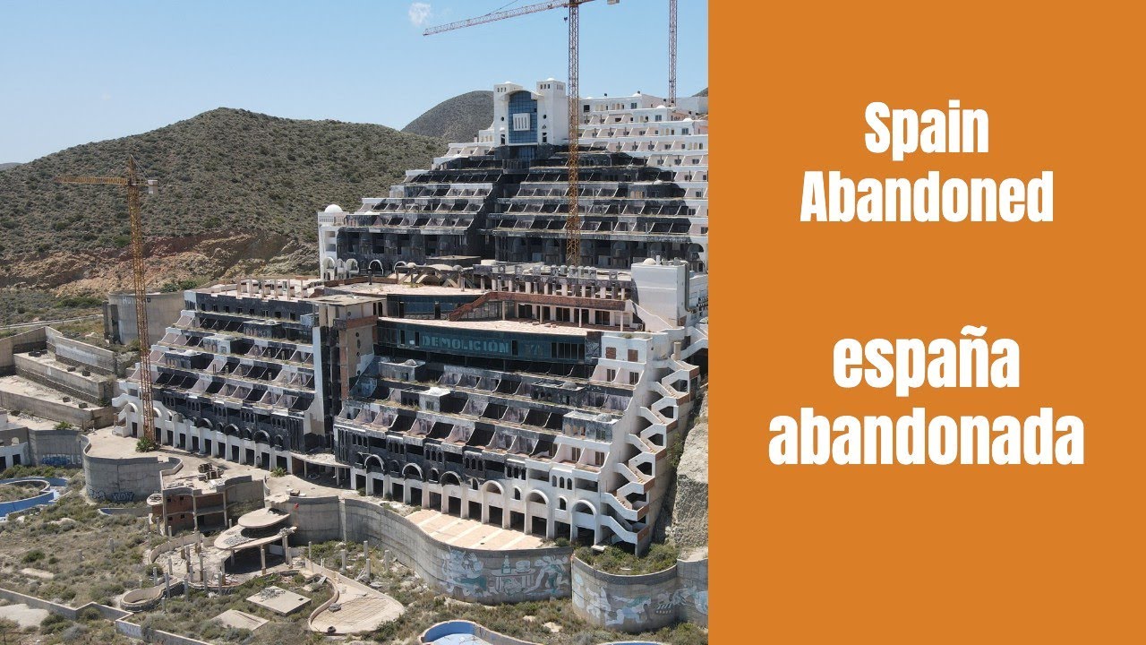 Abandoned Spain Hotel over looking the Sea #expatinmazarron #abandonedplaces