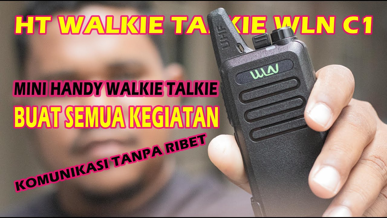 HT WLN, Mini Handy Talkie Buat Semua Kegiatan ( Cocok Buat Touring dan Outdoor) WLN KD-C1