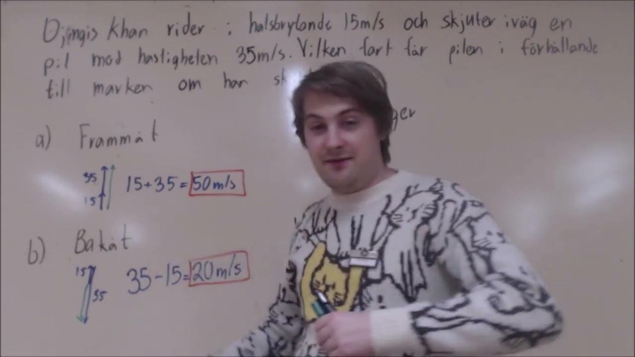 Fysik 1 - Kapitel 3 - Uppgift 4