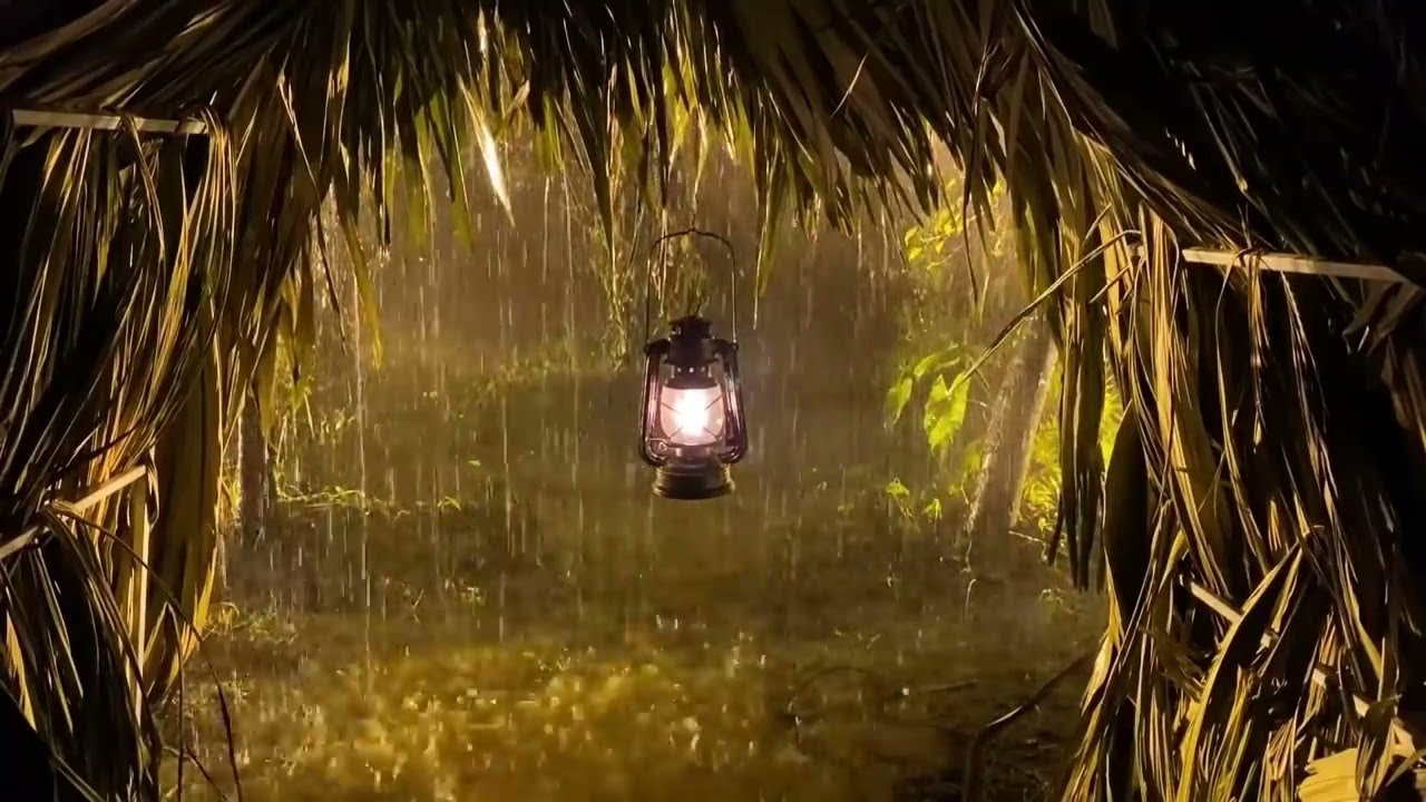 &Acirc;m thanh của Mưa v&agrave; Gi&ocirc;ng tố tr&ecirc;n Lều để Ngủ, Thư gi&atilde;n, Ngủ s&acirc;u, ASMR