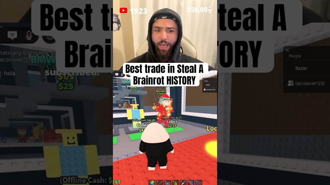 Лучший ТРЕЙД в Steal A Brainrot ИСТОРИИ 💀