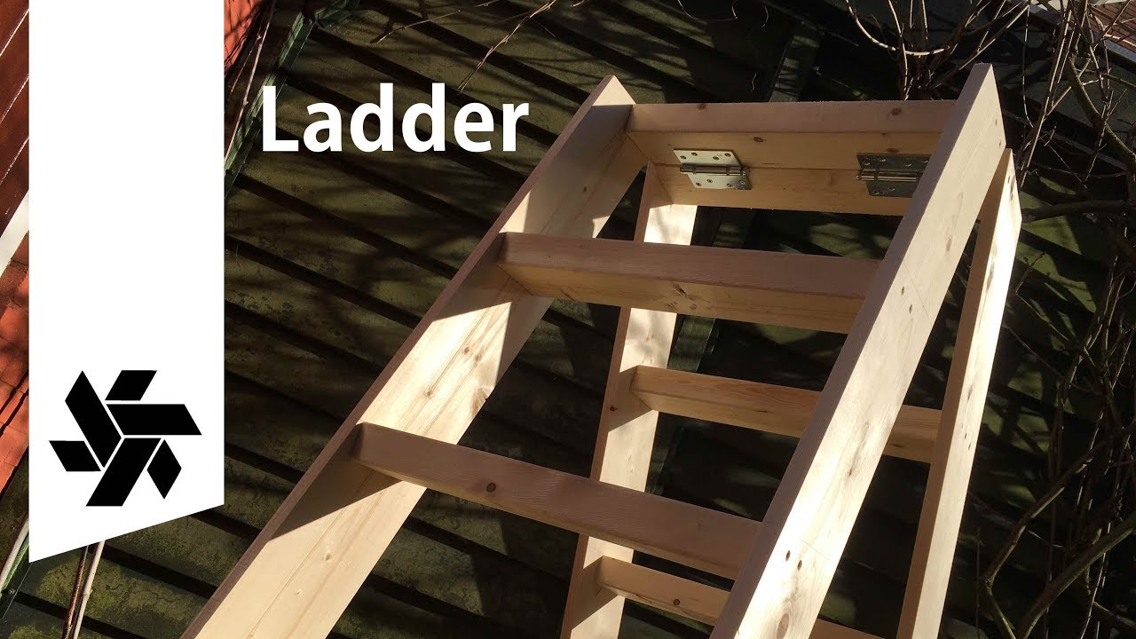 DIY Folding Ladder // Woodworking Project