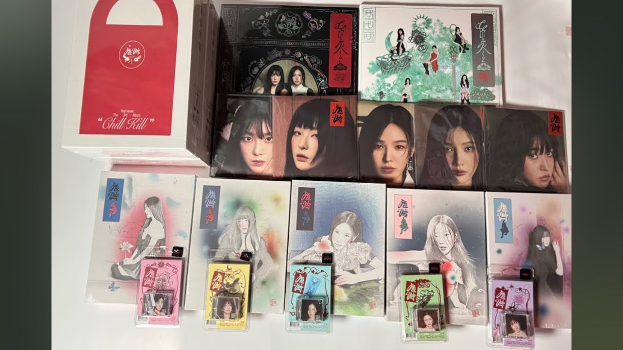 UNBOXING RED VELVET The 3rd Album - CHILL KILL (all 19 versions!!)