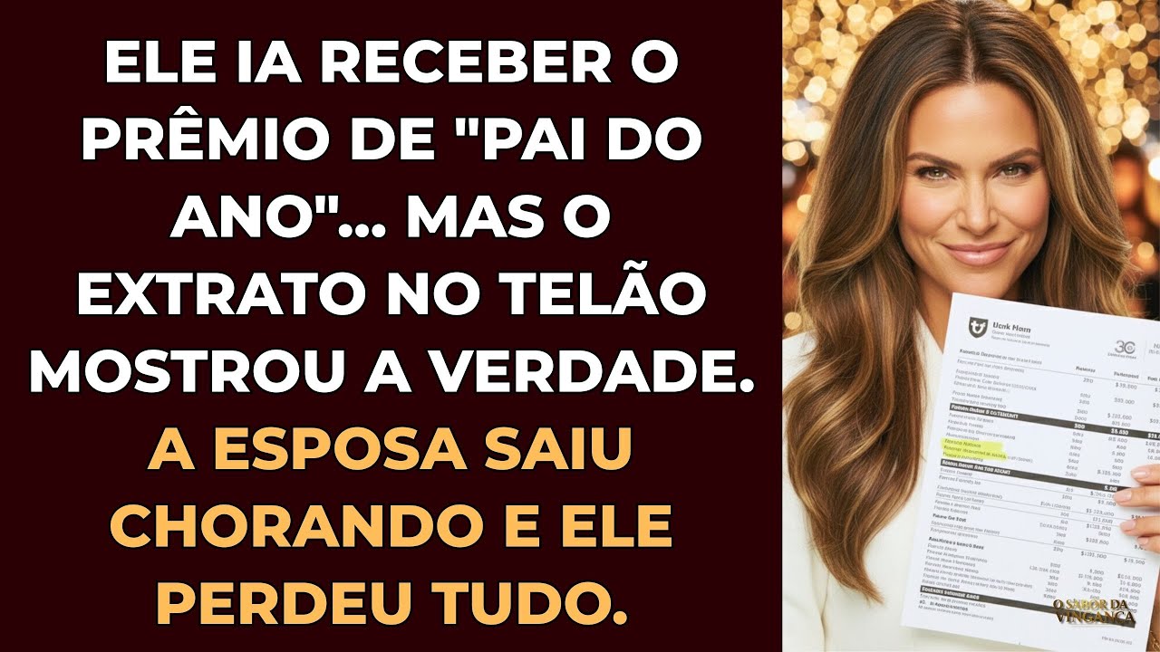 ELE IA RECEBER O PRÊMIO DE 