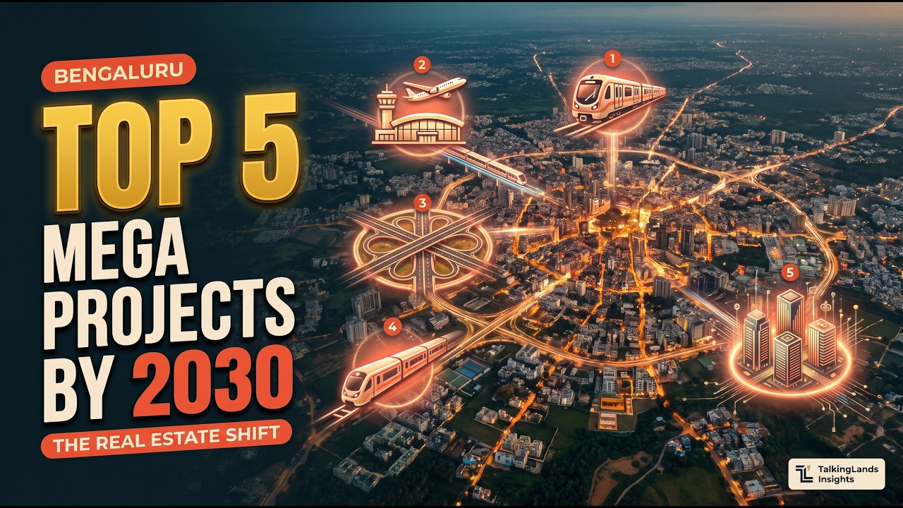 Top 5 Mega Projects Transforming Bengaluru by 2030! (Massive Real Estate Shift) 🚀🏙️