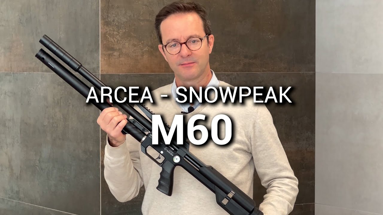 Carabina M60 Arcea-Snowpeak. Presentación y despiece