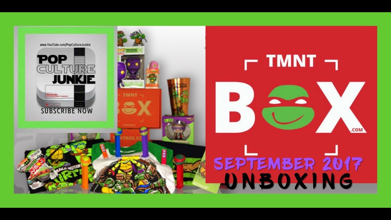 TMNT BOX Unboxing & Review September 2017 Subscription Box