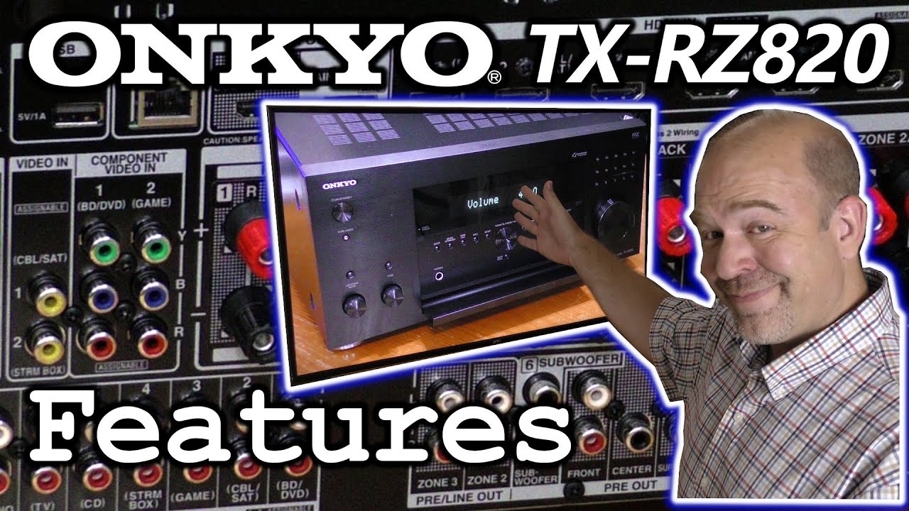 Характеристики ресивера Onkyo TX-RZ820 | Расширьте возможности своего домашнего кинотеатра!
