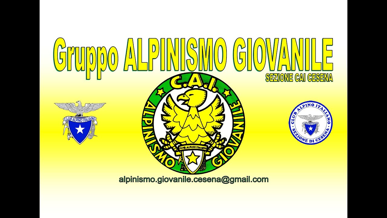 Alpinismo Giovanile CAI Cesena Presentazione Calendario