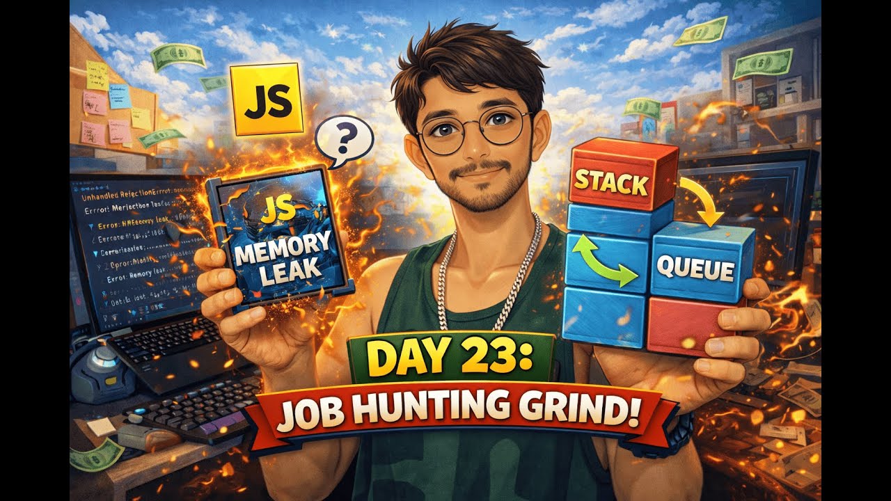 23 Day of Finding Job Series | JavaScript Memory Leaks EXPOSED | Why They Happen & How to Fix Them