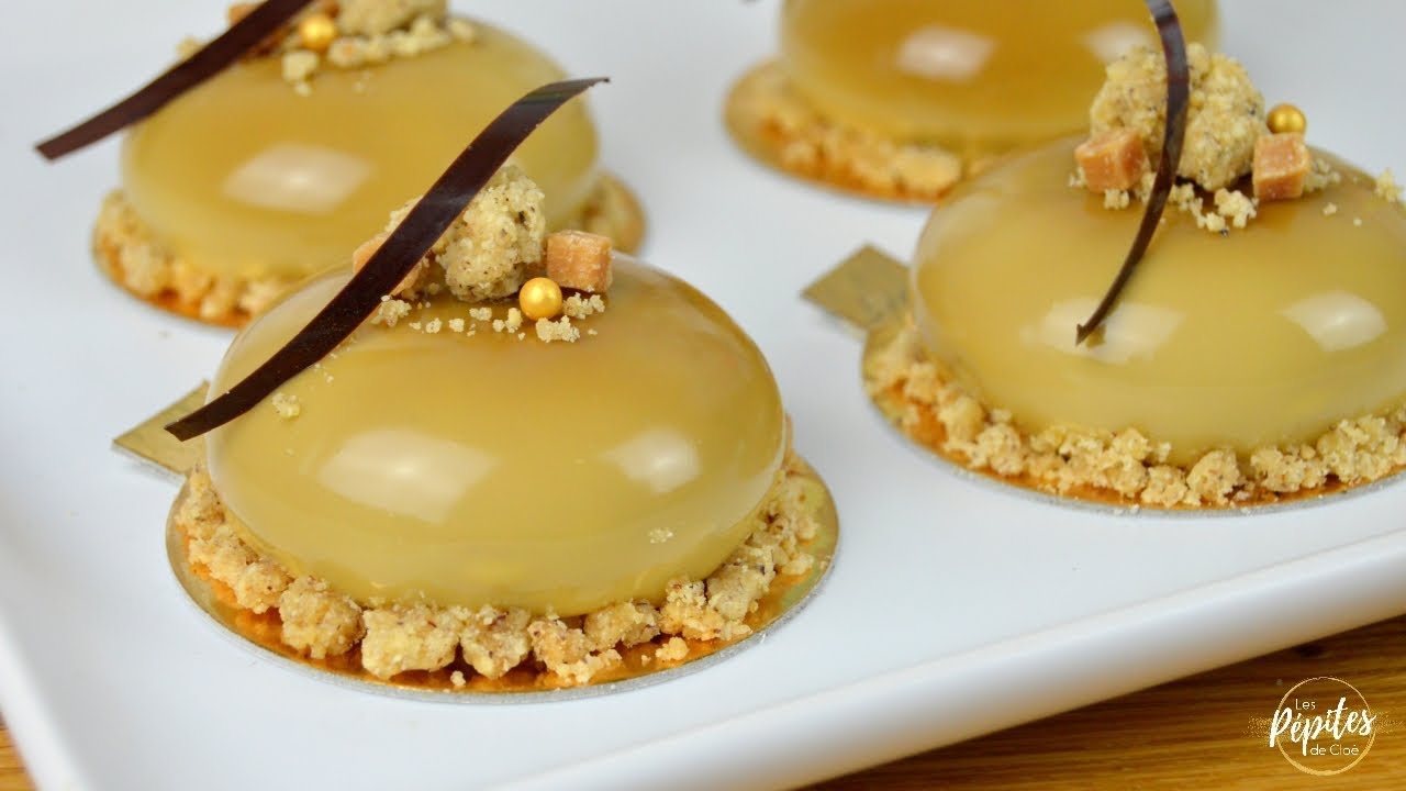 Entremets Poires Chocolat caramel