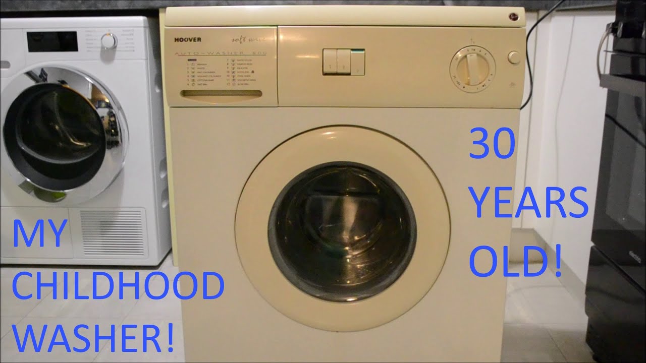 my 1994 hoover softwave 800 AC268 washing machine, on a final spin (800rpm).