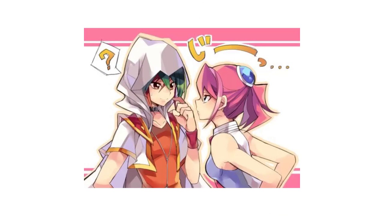 ❤️💚yuya💚❤️and💙💖zuzu💖💙from yu-gi-oh ARC-V