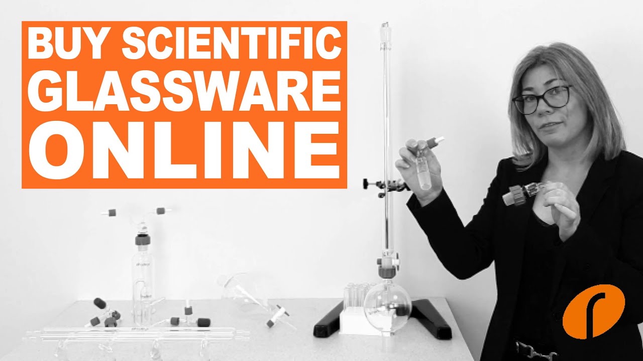 Off the shelf scientific glassware made from high quality borosilicate