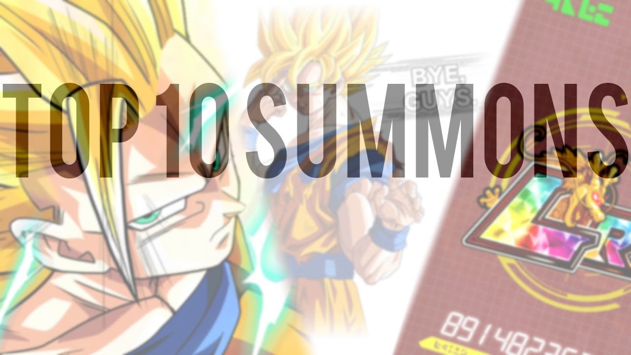 MY TOP 10 CRAZY SUMMONS AND REACTIONS! Dragon Ball Z Dokkan Battle