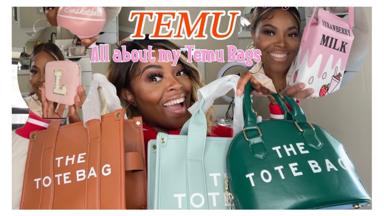 My Temu Bag Collection | My Honest Review | These Bags Are 👇🏾🤫🤫🤷🏾‍♀️ June 8th