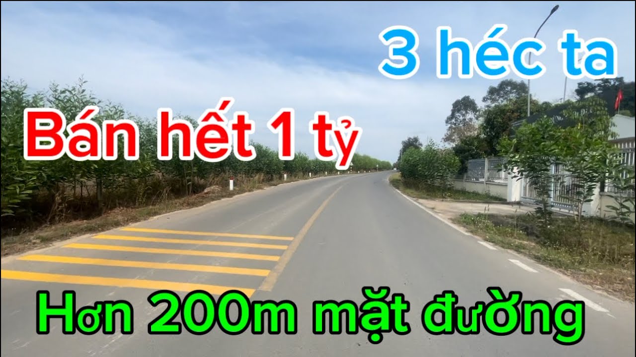Bán 3 héc ta đất nông nghiệp có 200m mặt nhựa và đất tại đồng Nai 